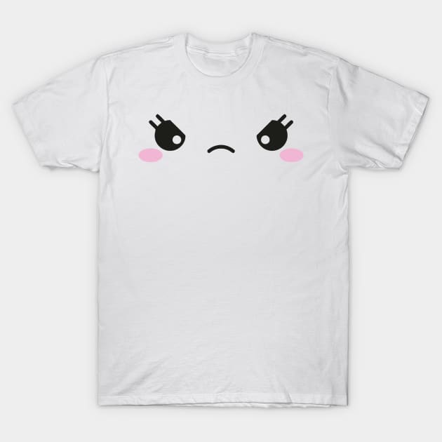 kawaii chibi anime cute face T-Shirt by XYDstore